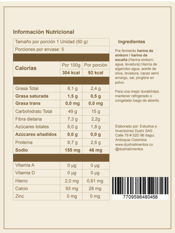 MINI HAMB ALGARROBO CACAO - Imagen 4